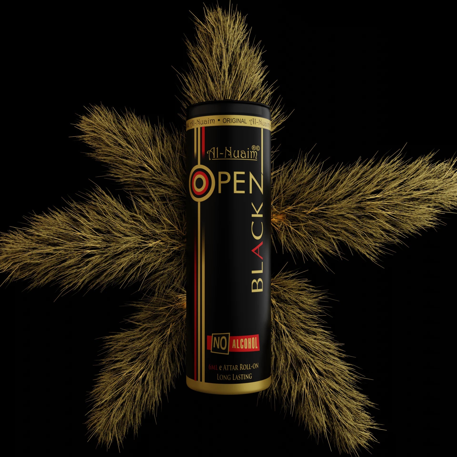Al Nuaim Open Black Attar 6ml