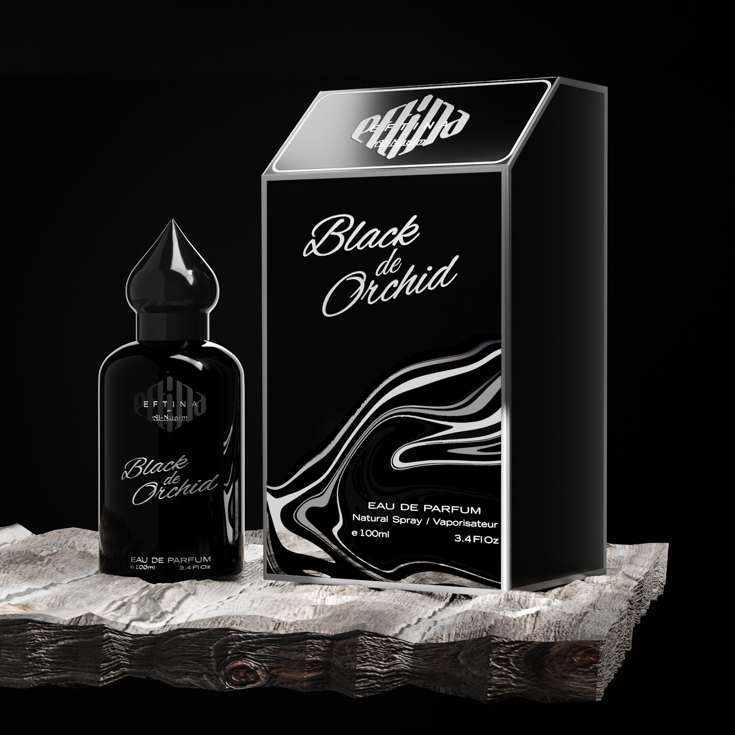 Al-Nuaim Eftina Black De Orchid Eau De Parfum 100ml