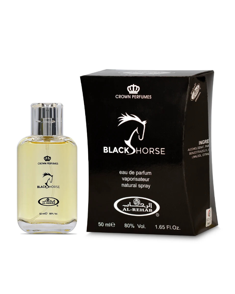 al rehab black horse eau de parfum 50ml