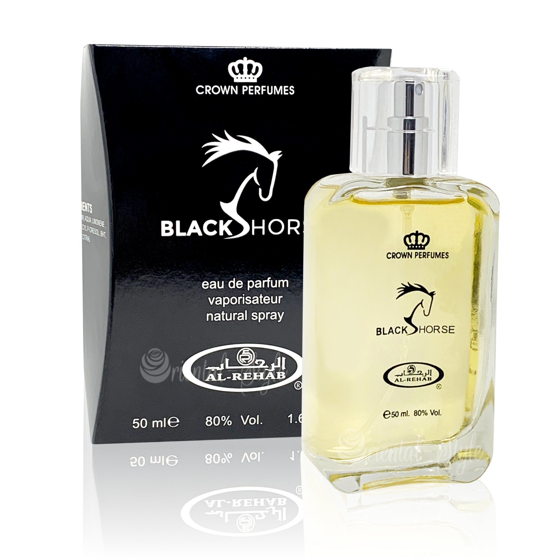 al rehab black horse eau de parfum 50ml