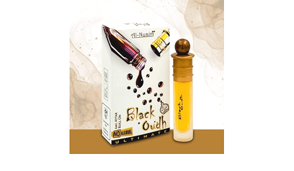 Al Nuaim Black Oudh Attar 6ml – HalalSauda