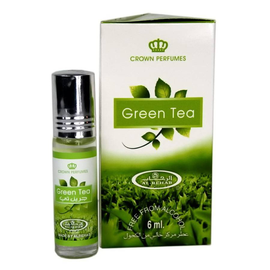 Al Rehab Green Tea Attar 6ml – HalalSauda