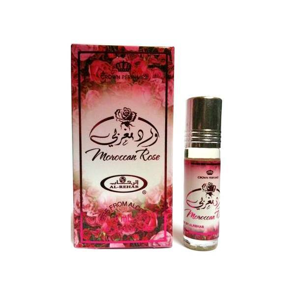 Al Rehab Moroccan Rose Attar 6ml