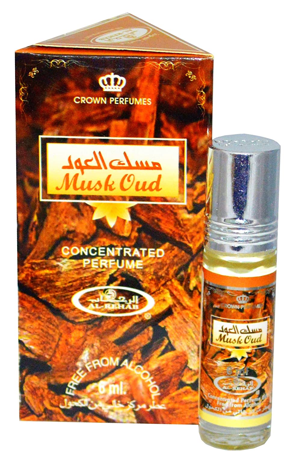 Al Rehab Musk Oud Attar 6ml