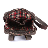 Thumbnail for Pinato Genuine Leather Messenger Bag Brown for Women & Men (PL-5618)
