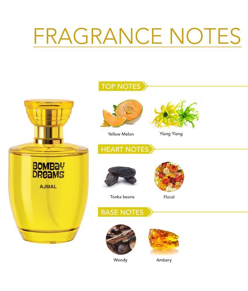 Ajmal Bombay Dreams 100ml EDP Notes