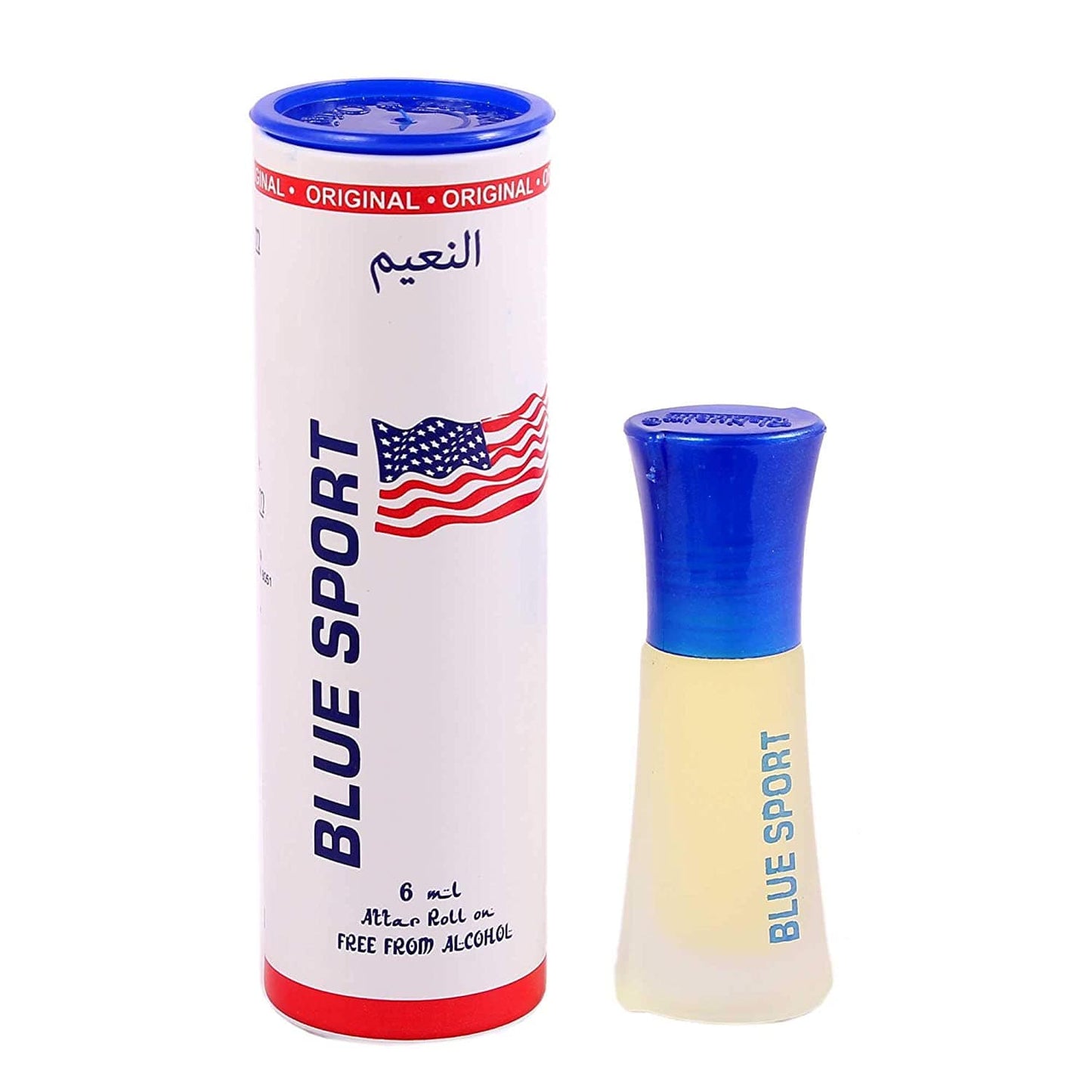 Al Nuaim Blue Sport Attar Roll On 6ml Pack