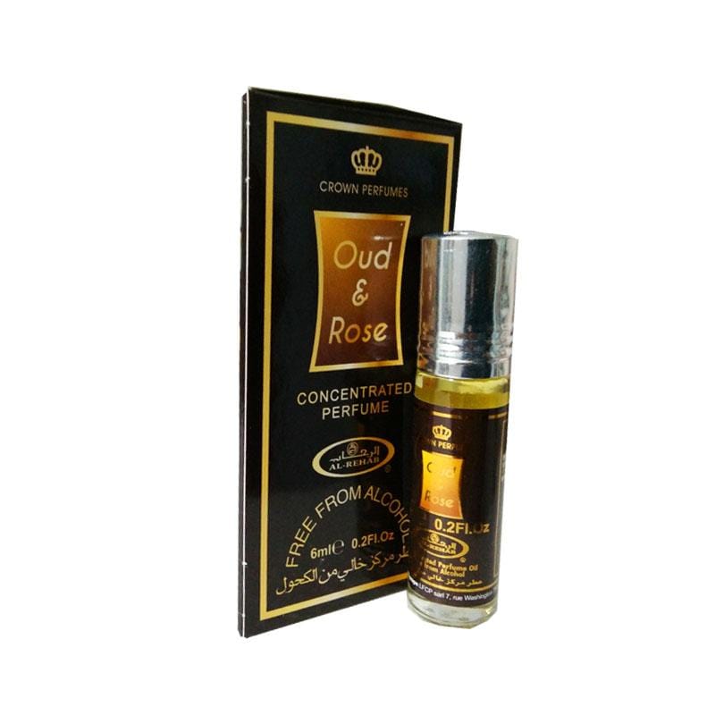  Al-Rehab Oud & Rose 6 Ml Concentrated Perfume Oil