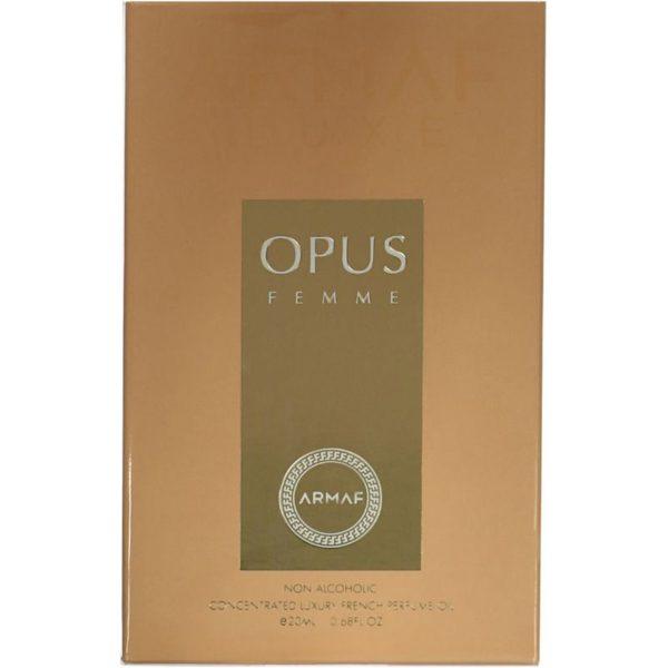 Armaf Opus Femme Women French Perfume Oil 20ml