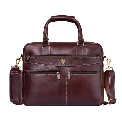 Kuger-Brent Terra Wine Genuine Leather Unisex Messenger Bag