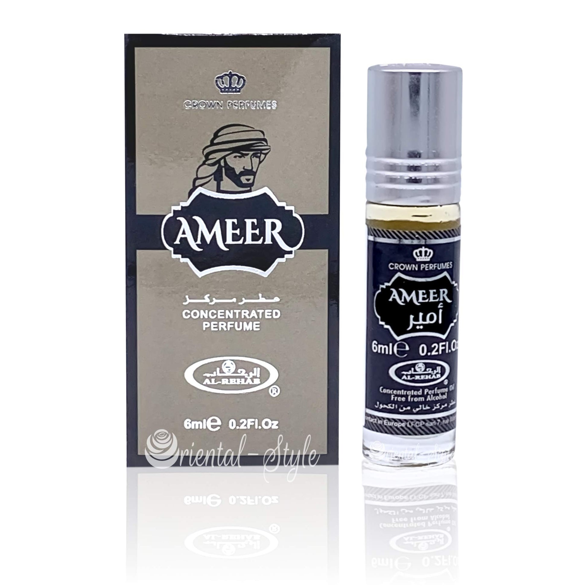 Al Rehab Ameer Attar Perfume Oil 6ml