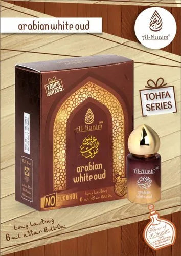 Al-Nuaim Arabian White Oudh Attar 6ml