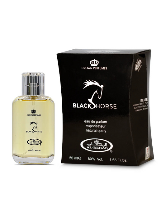 al rehab black horse eau de parfum 50ml 