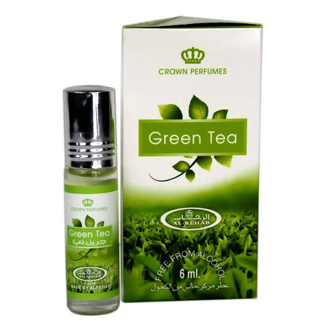 Al Rehab Green Tea Attar Roll On 6ml fragrance for women & men