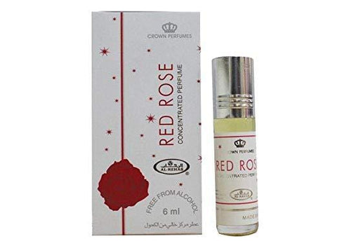 Crown perfume Al Rehab Red Rose Attar 6ml Pack