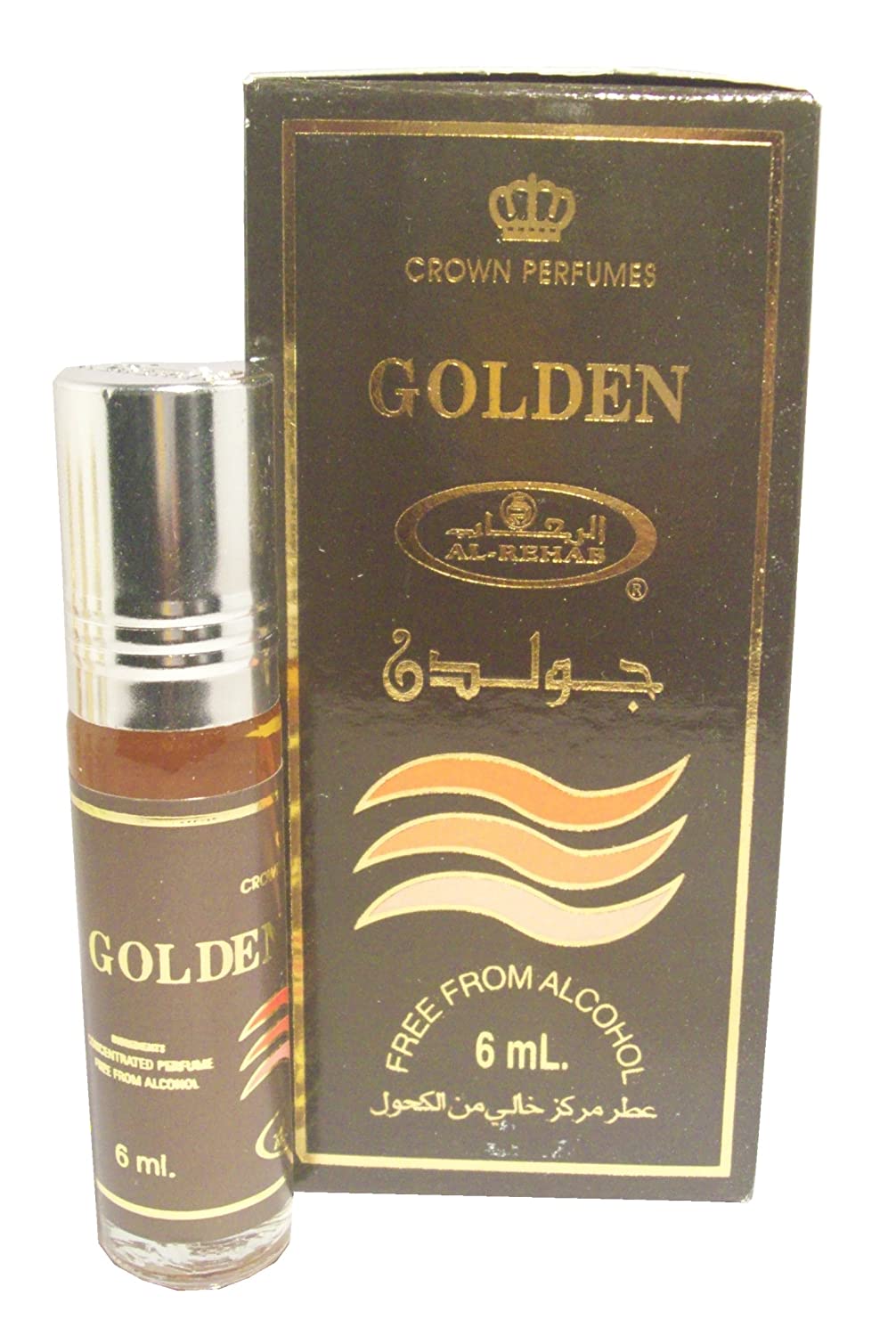 Al Rehab Golden Crown Perfume Al Rehab Golden Attar 6ml
