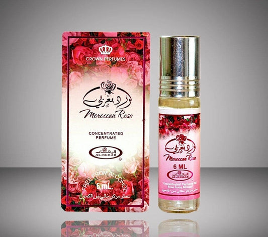 Al Rehab Moroccan Rose Attar 6ml