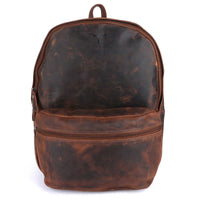 Thumbnail for Pinato Genuine Leather Cognac Backpack for Men & Women (PL-2318)
