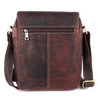 Thumbnail for Pinato Genuine  Leather Messenger Bag Brown for Women & Men (PL-2718)