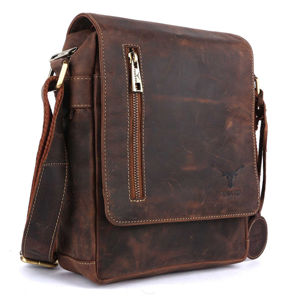 Pinato Genuine Leather Messenger Bag for Men & Women (PL-2718)