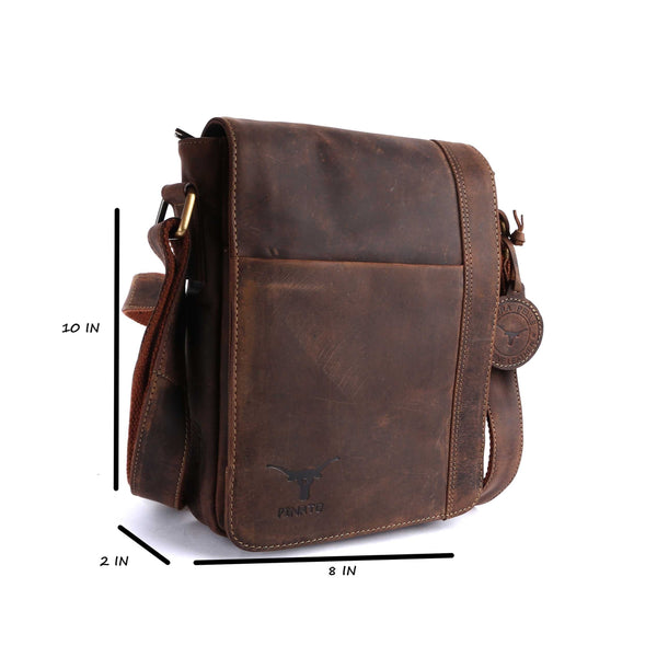 Pinato Genuine Leather Messenger Bag for Men & Women (PL-3117)