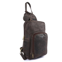 Thumbnail for Pinato Genuine Leather Backpack Brown for Women & Men (PL-4018)