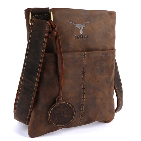 Pinato Genuine Leather Messenger Bag for Men & Women (PL-4318)