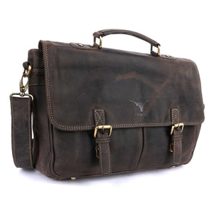 Pinato Genuine Leather Briefcase Portfolio Bag for Women & Men (PL-5118)