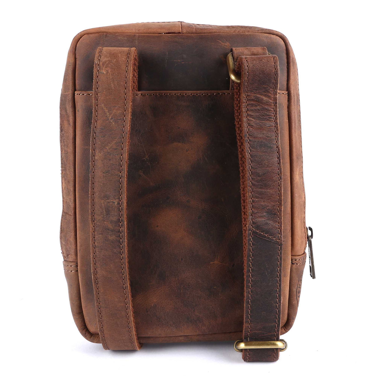 Pinato Genuine Leather Cognac Messenger Bag for Men & Women (PL-5618)