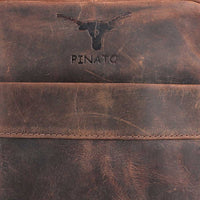 Thumbnail for Pinato Genuine Leather Cognac Messenger Bag for Men & Women (PL-5618)