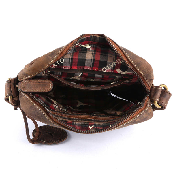 Pinato Genuine Leather Messenger Bag for Men & Women (PL-5716)
