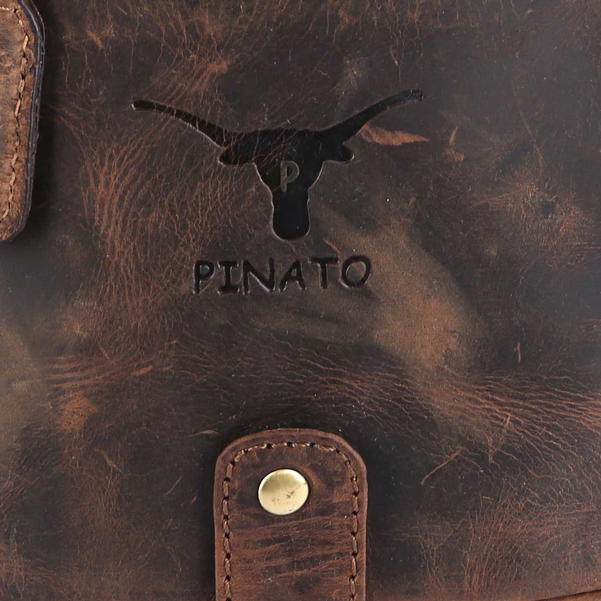 Pinato Genuine Leather Cognac Messenger Bag for Men & Women (PL-5716)