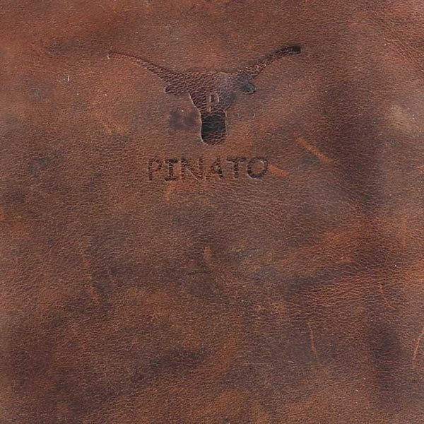 Pinato Genuine Leather Cognac Messenger Bag for Men & Women (PL-5818)