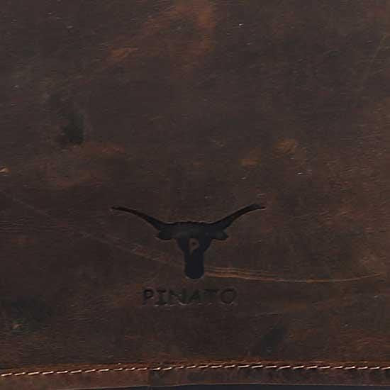 Pinato Genuine Leather Messenger Laptop Bag for Men & Women (PL-6218)