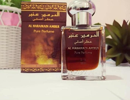 Al Haramain Amber Pure Perfume Attar 15ml Bottle
