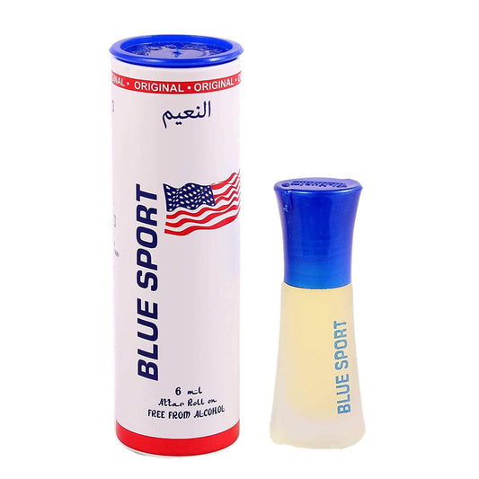 Al Nuaim Blue Sport Attar Roll On 6ml Pack