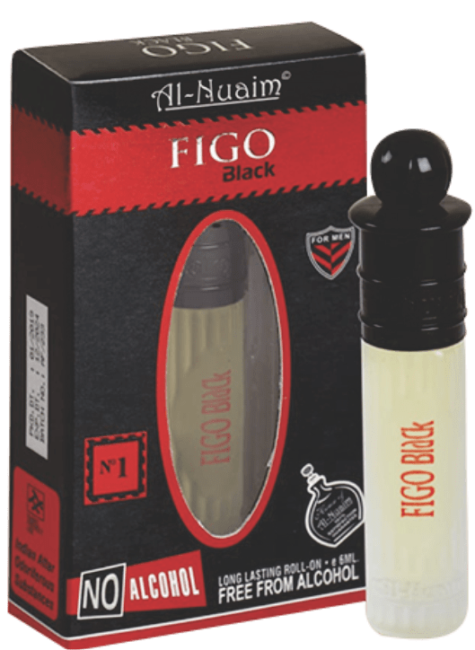 Al Nuaim Figo Black Attar 6ml Pack