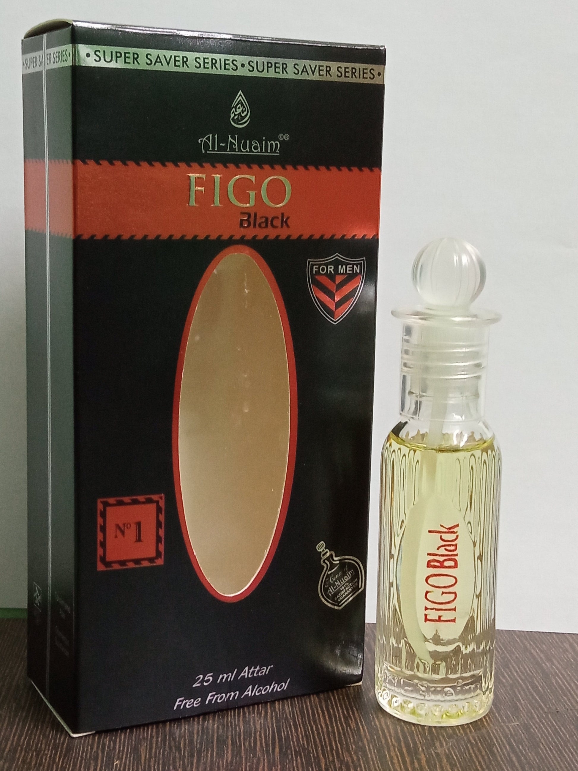 Al Nuaim Figo Black Attar 25ml