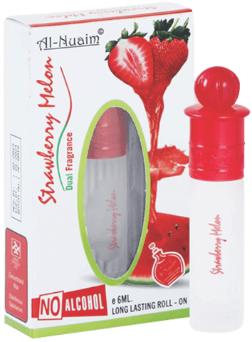 Al Nuaim Strawberry Melon Flavor Attar Perfume Oil 6ml Pack