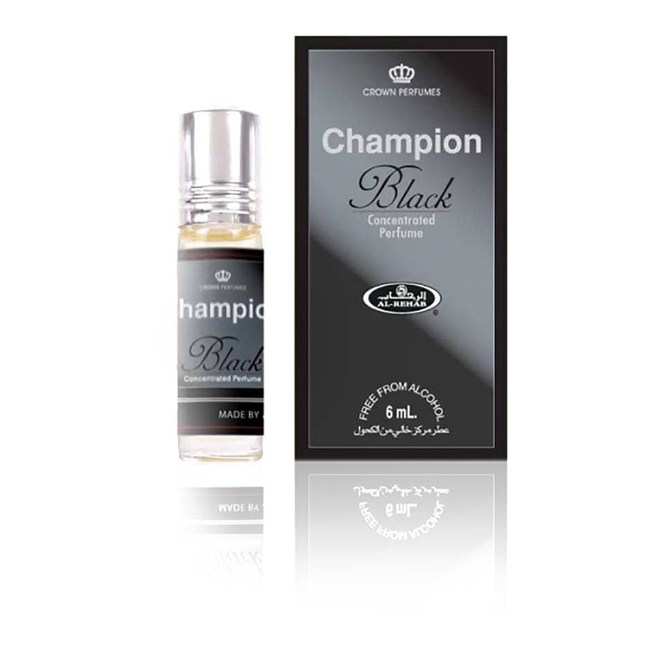 Al Rehab Champion Black Concentrated Perfume Oil 6ml