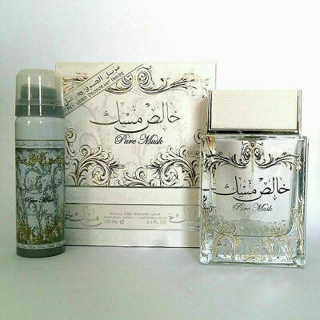 Lattafa Pure Musk Eau De Parfum 100ml- with Free Deodorant