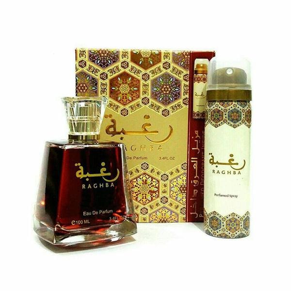 Lattafa Raghba Eau De Parfum 100ml- with Free Deodorant