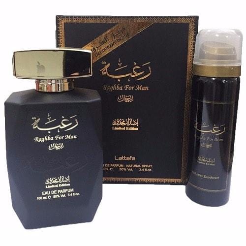 Lattafa Raghba For Men Eau De Parfum 100ml- with Free Deodorant